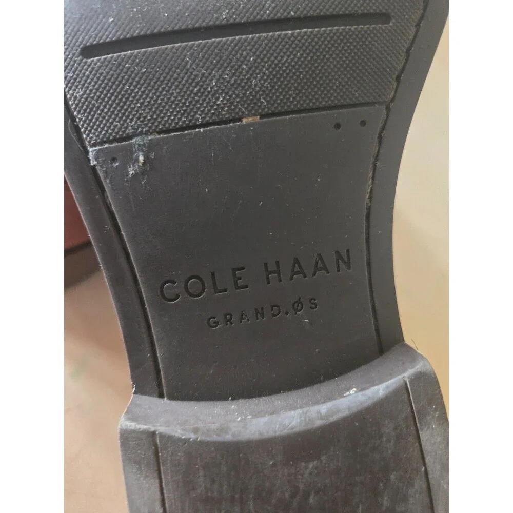 Cole Haan Grand OS Apron Split Toe Lace Up Leather Oxford Brown Men’s 8.5 M